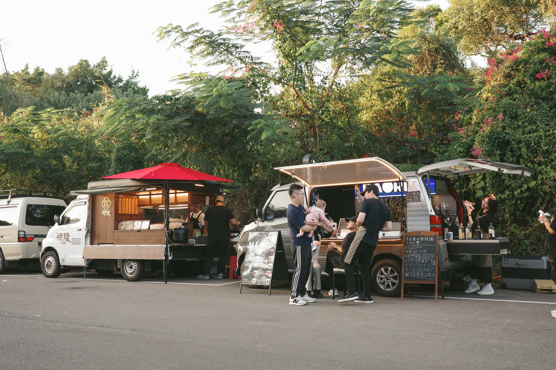 行動餐車參與市集擺攤