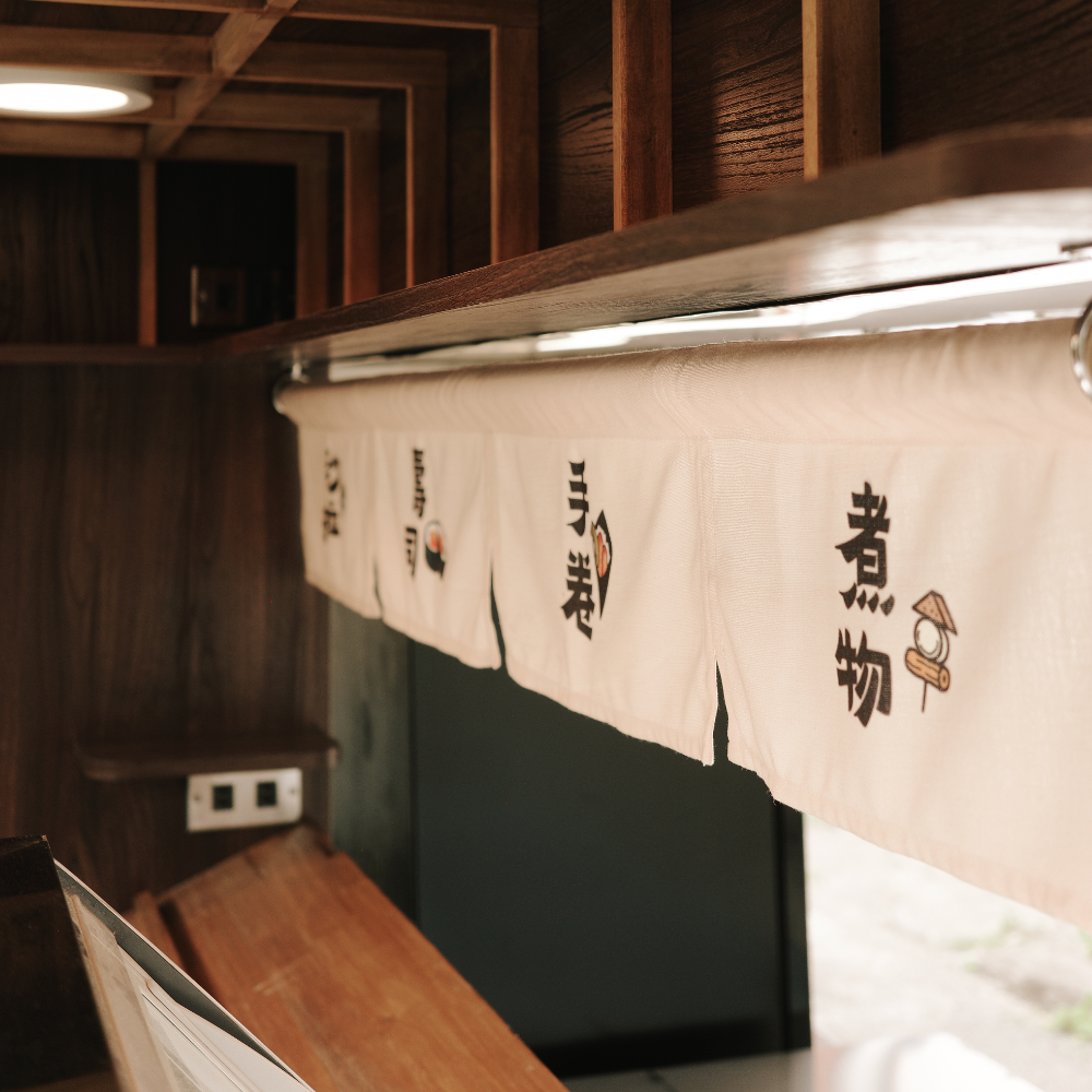 日式布簾